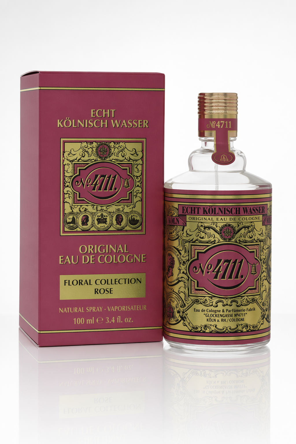 4711 Floral Collection Rose Eau De Cologne Spray (Unisex) By 4711 Default