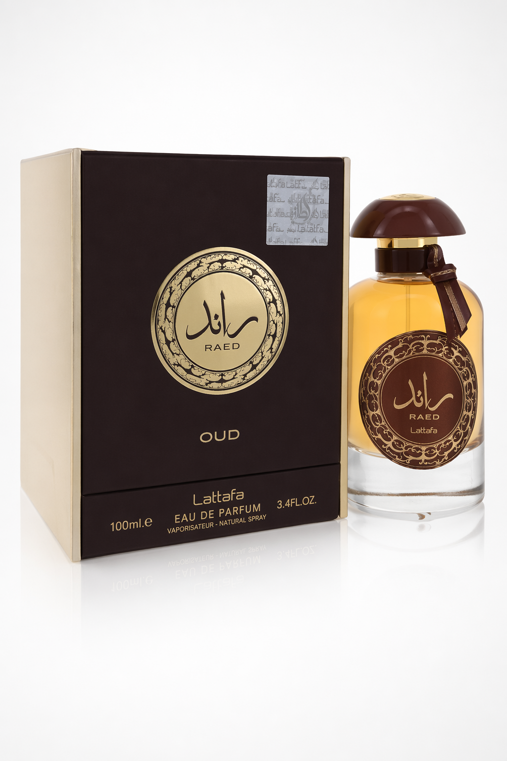 Raed Oud Eau De Parfum Spray (Unisex) By Lattafa Default