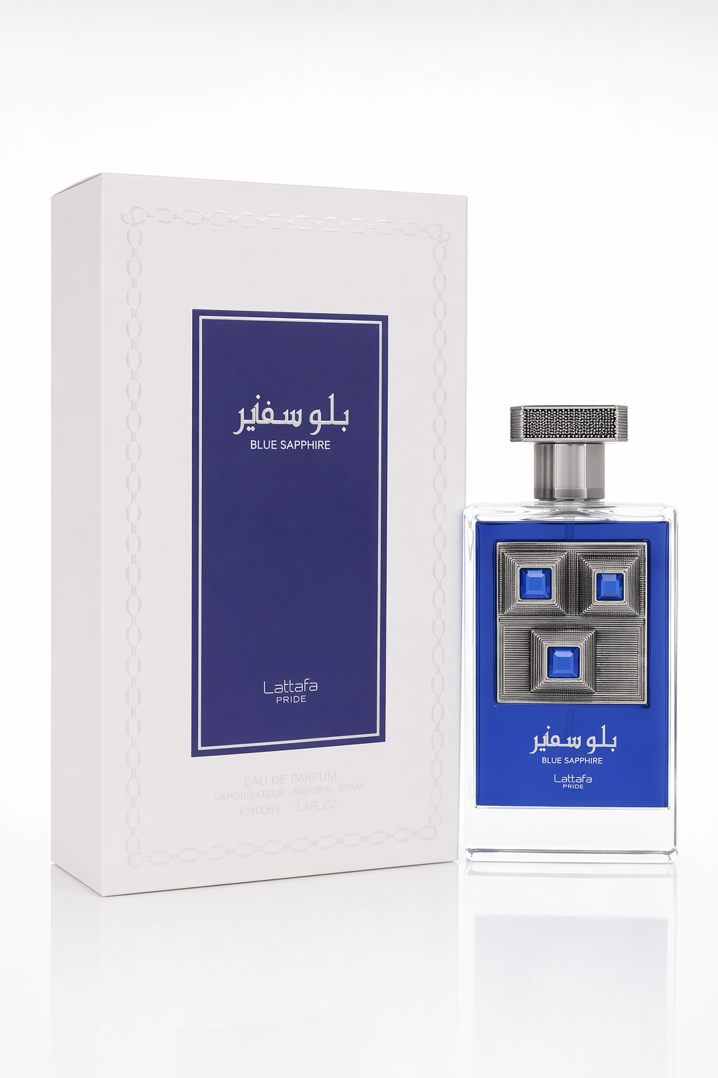 Lattafa Pride Blue Sapphire Eau De Parfum Spray (Unisex) By Lattafa Default