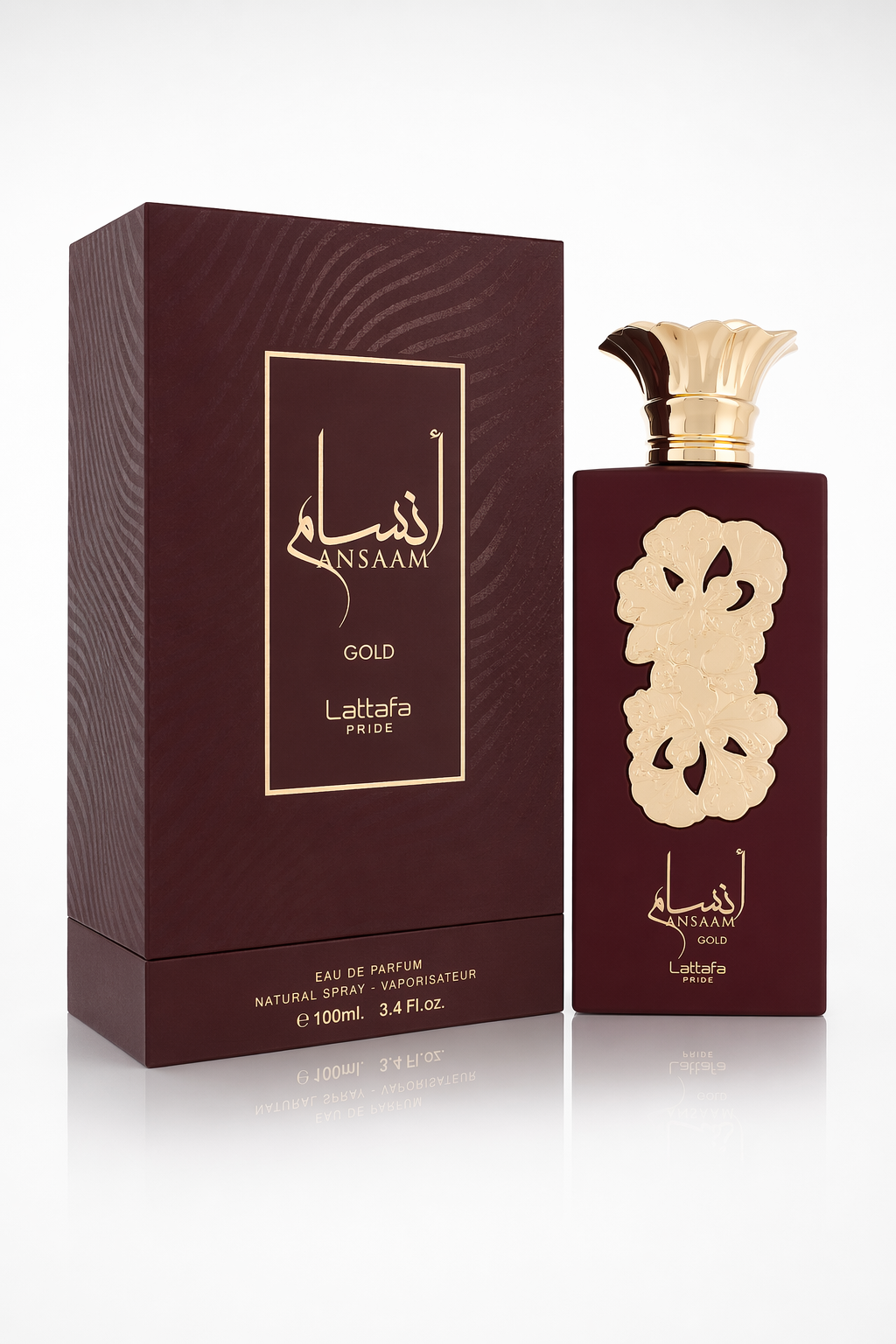 Lattafa Pride Ansaam Gold Eau De Parfum Spray (Unisex) By Lattafa Default
