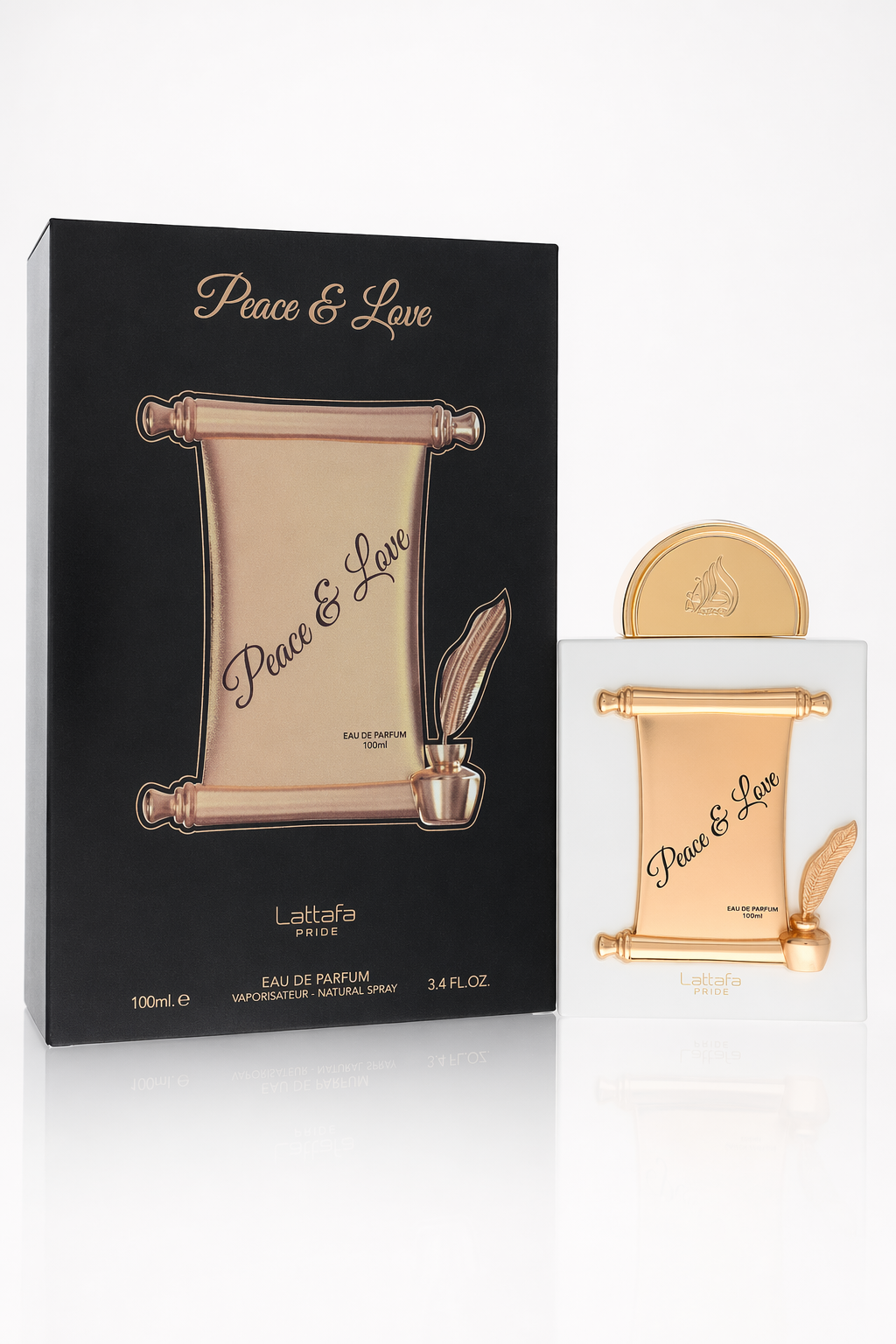 Lattafa Peace & Love Eau De Parfum Spray (Unisex) By Lattafa Default