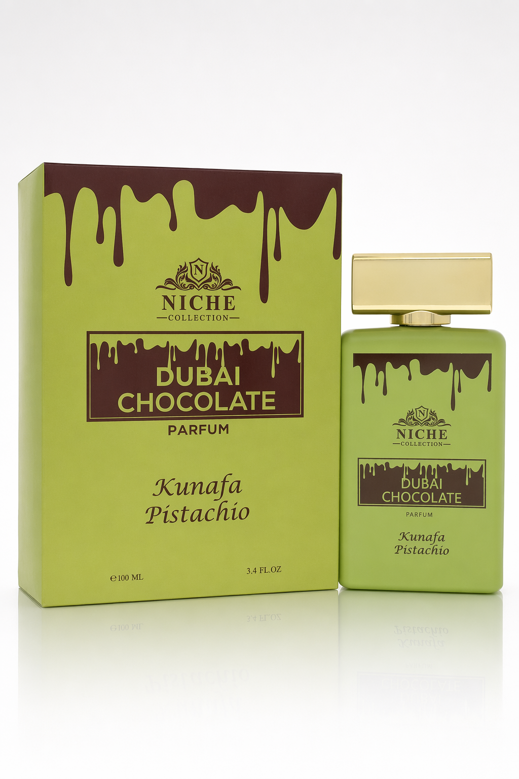 Khalis Niche Dubai Chocolate Kunafa Pistachio Parfum Spray By Khalis Default