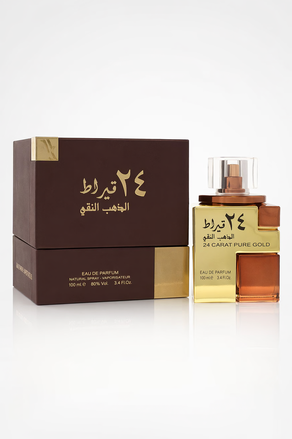 Lattafa 24 Carat Pure Gold Eau De Parfum Spray (Unisex) By Lattafa Default
