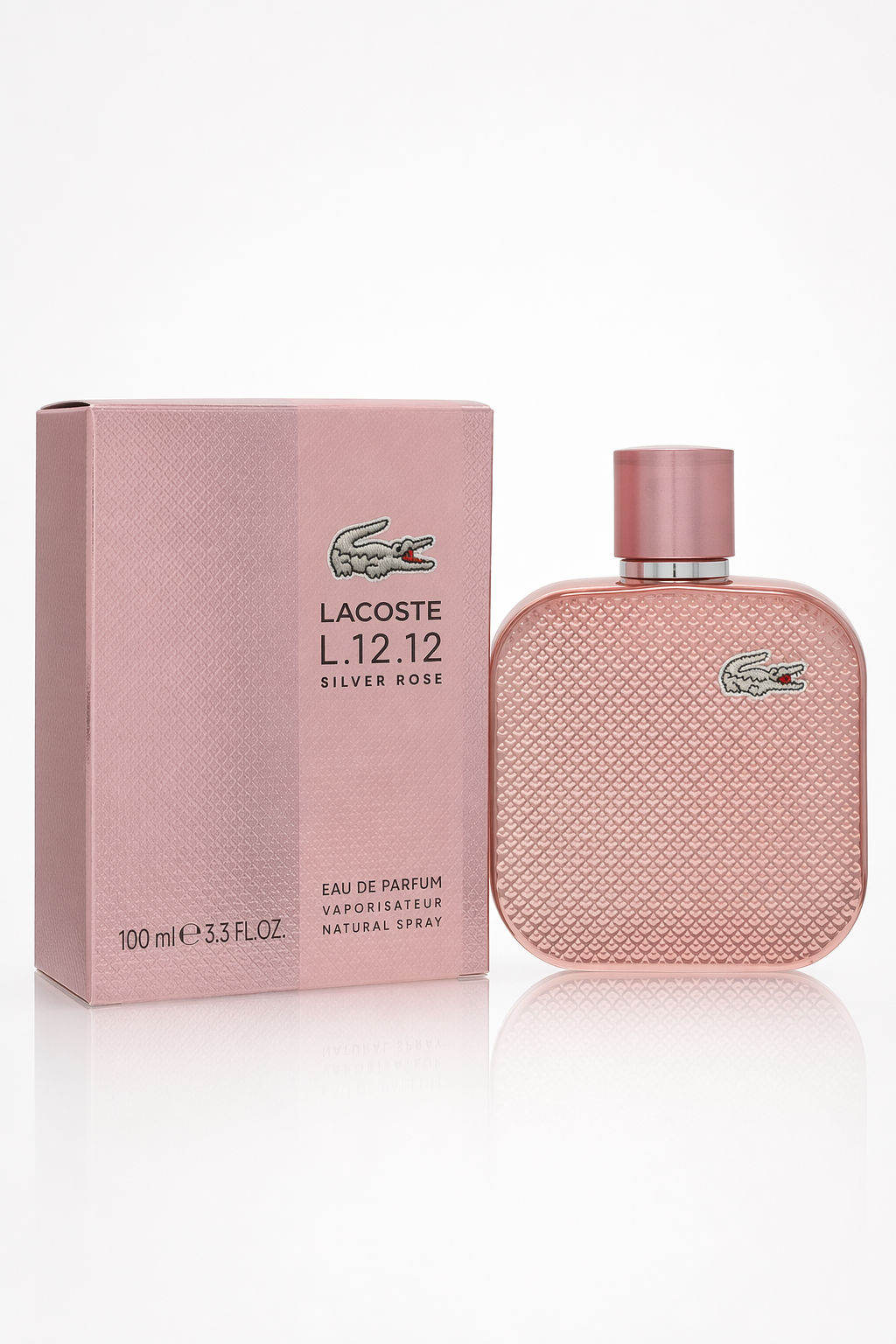 Lacoste Eau De Lacoste L.12.12 Silver Pink Eau De Parfum Spray By Lacoste Default