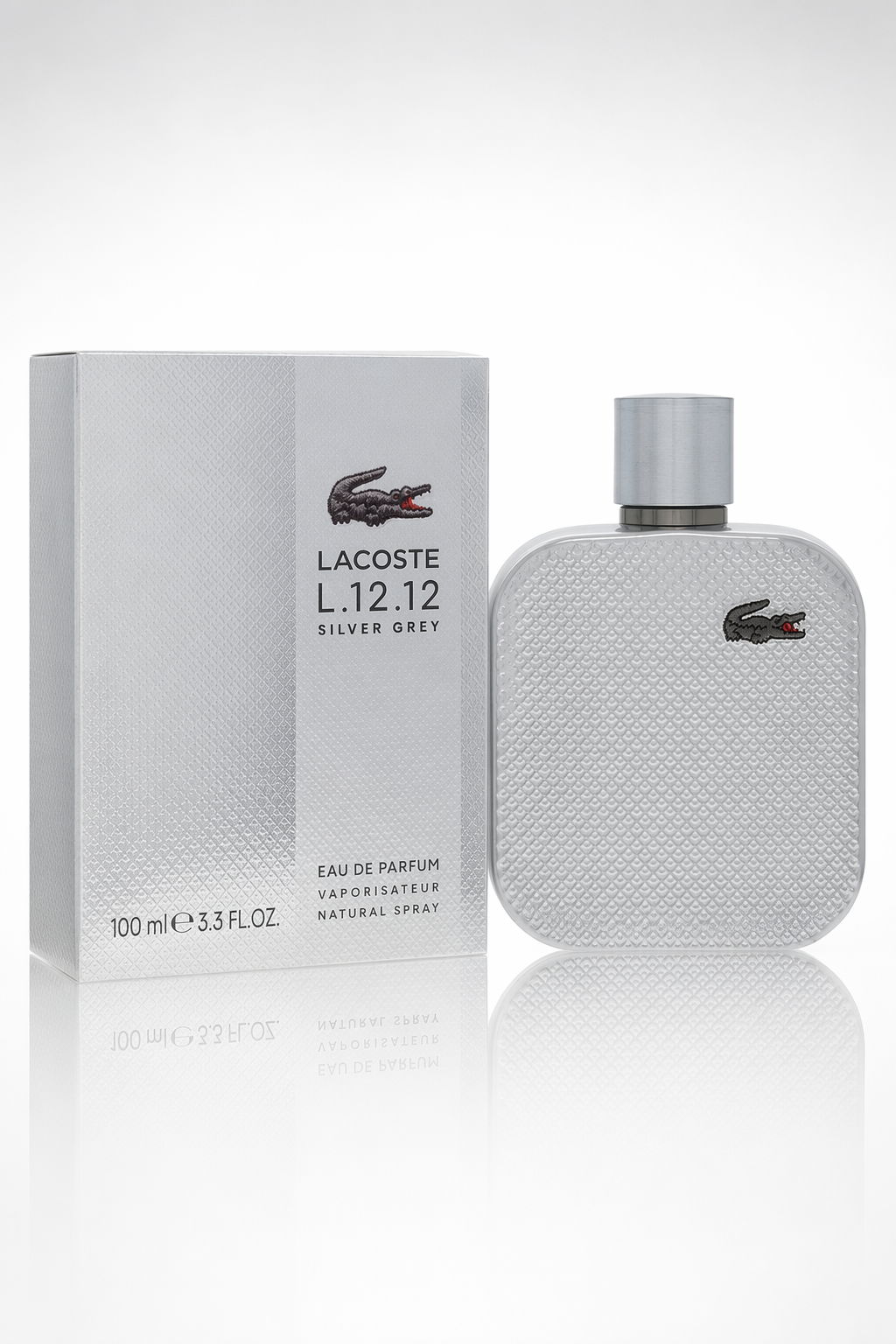 Lacoste Eau De Lacoste L.12.12 Silver Grey Eau De Parfum Spray By Lacoste Default