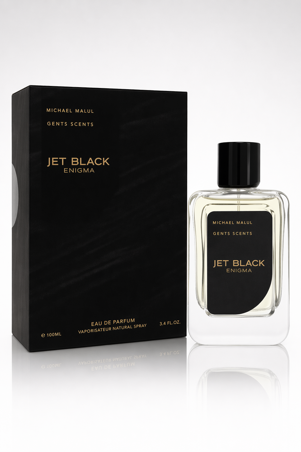 Jet Black Enigma Eau De Parfum Spray By Michael Malul Default