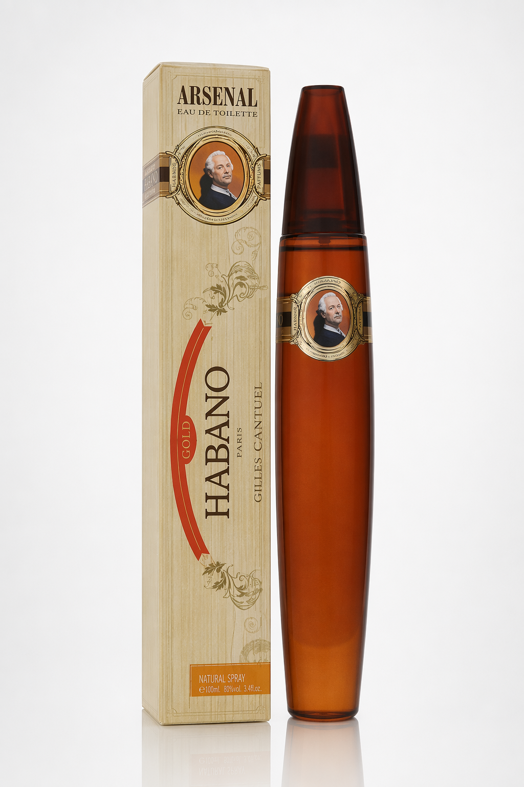 Habano Gold Eau De Toilette Spray By Gilles Cantuel Default