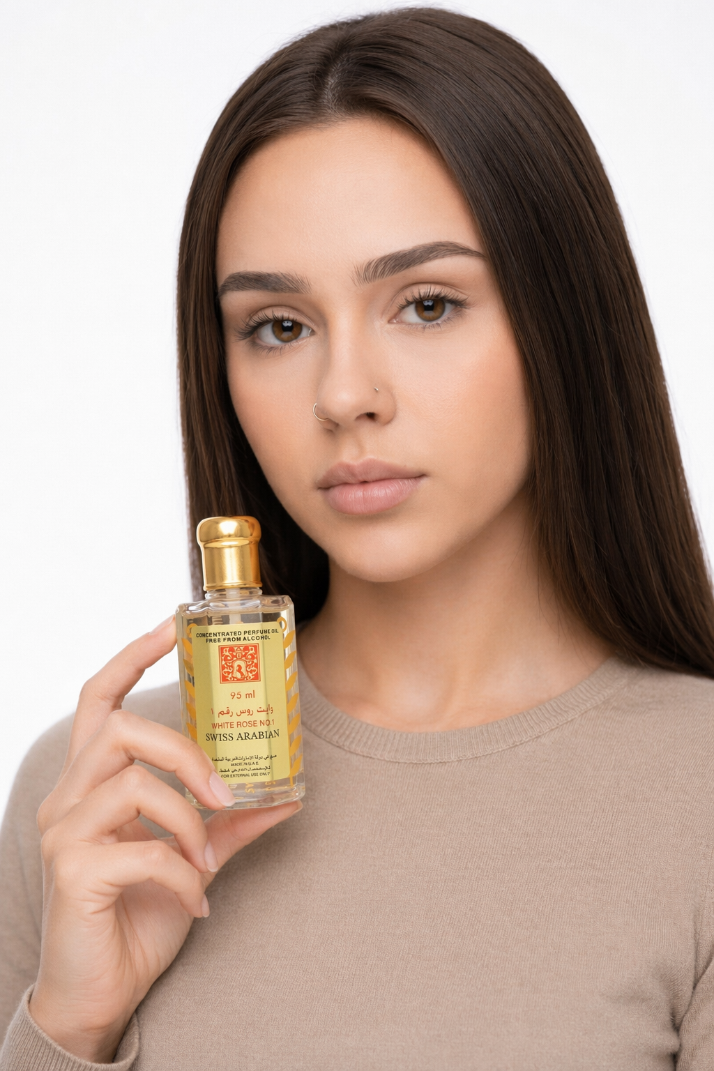 White Rose No 1 Concentrated Perfume Oil Free From Alcohol (Unisex Unboxed) By Swiss Arabian Default