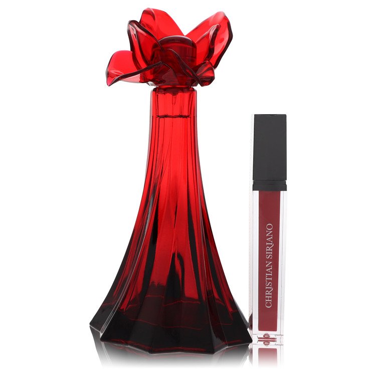 Christian Siriano Ooh La Rouge Eau De Parfum Spray + 0.21 Oz Red Lip Gloss (Unboxed) By Christian Siriano