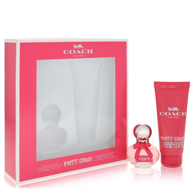 Coach Poppy Crush Gift Set, 1 oz Eau De Parfum Spray + 3.3 oz Body Lotion By Coach