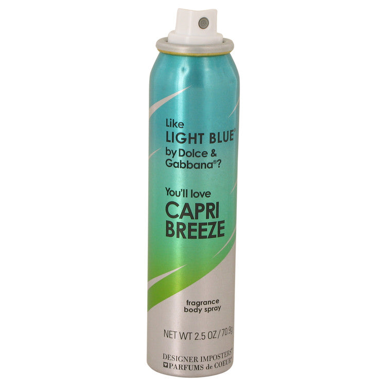 Designer Imposters Capri Breeze Body Spray (Tester) By Parfums De Coeur