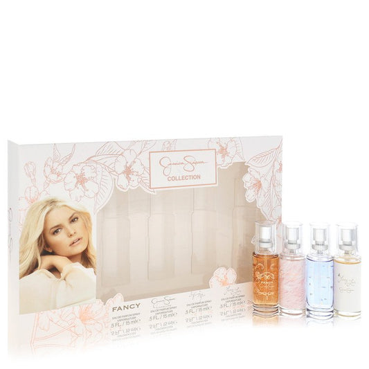 Fancy Gift Set - Mini Set Collection  0.5oz  Fancy EDP Spray +0.05oz Signature EDP Spray +0.05oz I Fancy You EDP Spray+ 0.05oz Fancy Love EDP Spray By Jessica Simpson