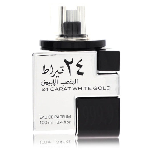 Lattafa 24 Carat White Gold Eau De Parfum Spray (Unisex Unboxed) By Lattafa