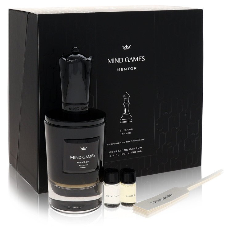 Mind Games Mentor Gift Set, 3.4 oz Extrait De Parfum Spray + 2 x 0.10 Mini EDP By Mind Games
