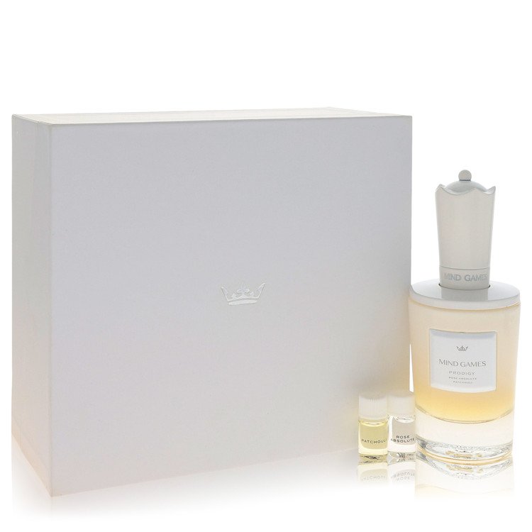 Mind Games Prodigy Gift Set, 3.4 Extrait De Parfum Spray + Two .10 Mini Extract + Testing papers By Mind Games