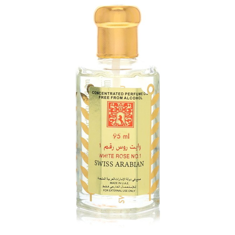 White Rose No 1 Concentrated Perfume Oil Free From Alcohol (Unisex Unboxed) By Swiss Arabian